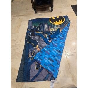 Toddler Bed Reversible Batman Navy Blue Boy's Comforter